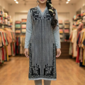Woollen A-Line Kurta Set