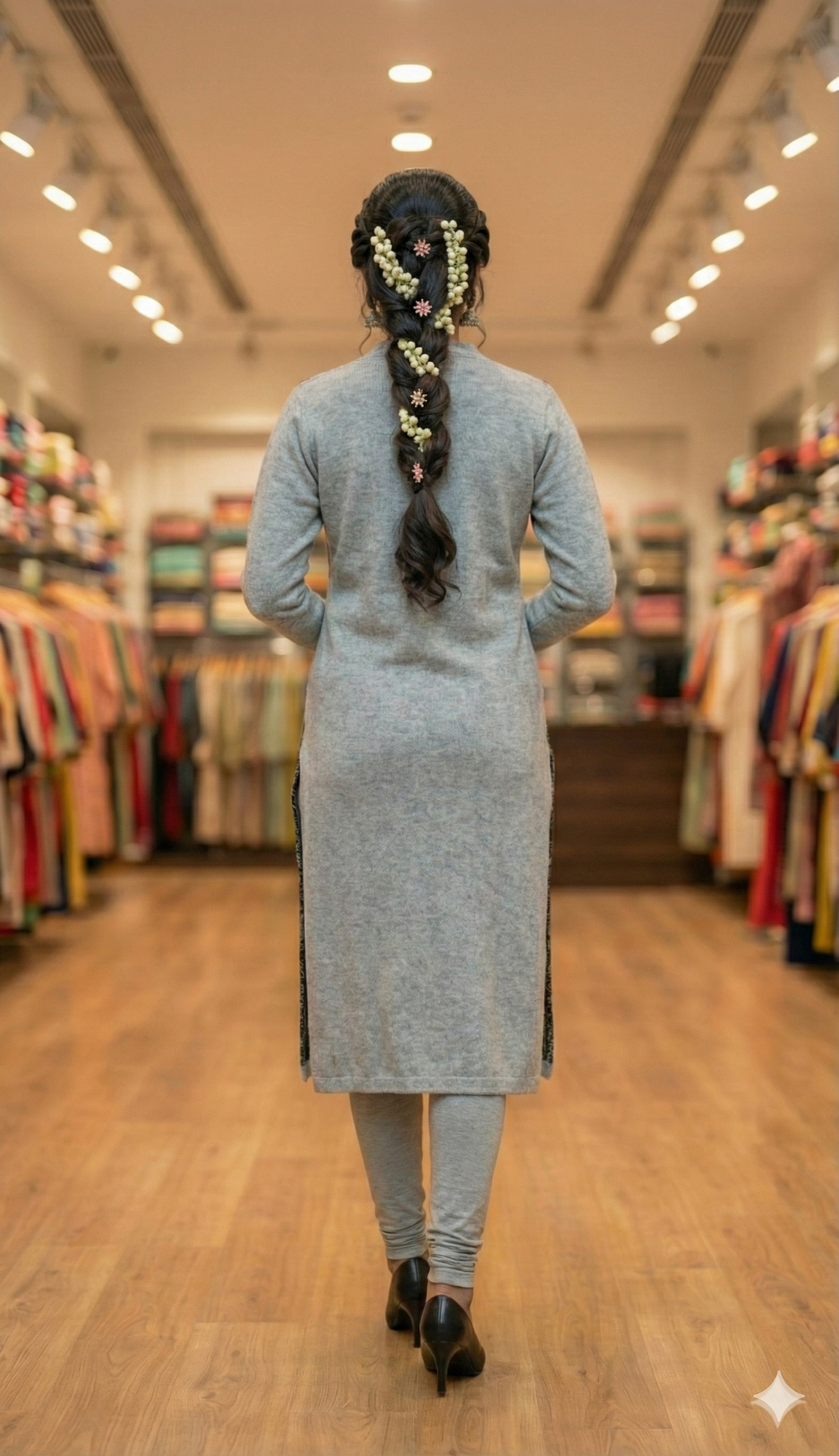 Woollen A-Line Kurta Set - Image 3
